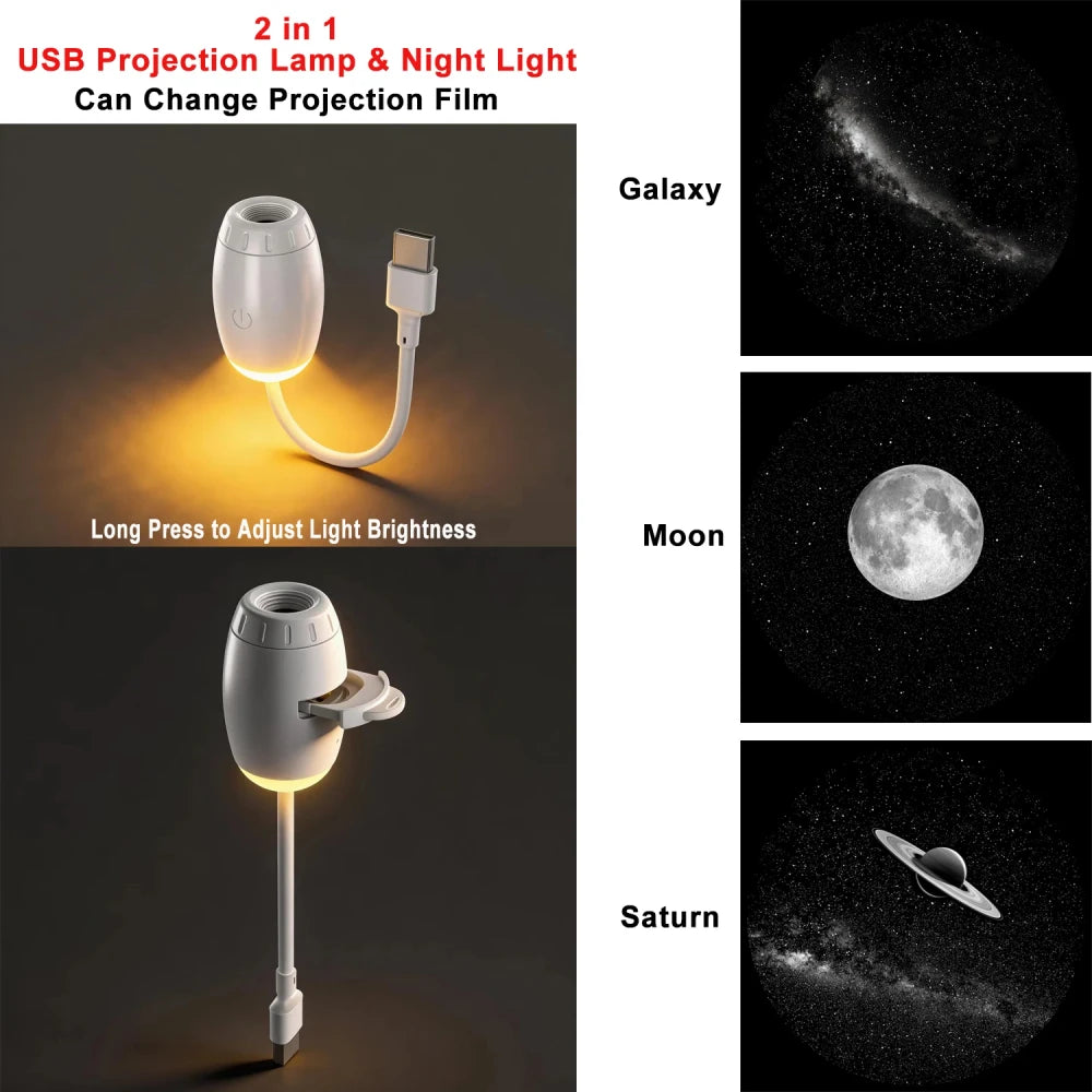 USB Car Atmosphere Projector