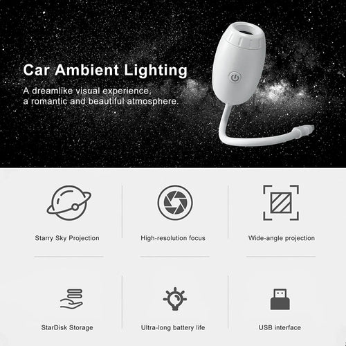 USB Car Atmosphere Projector