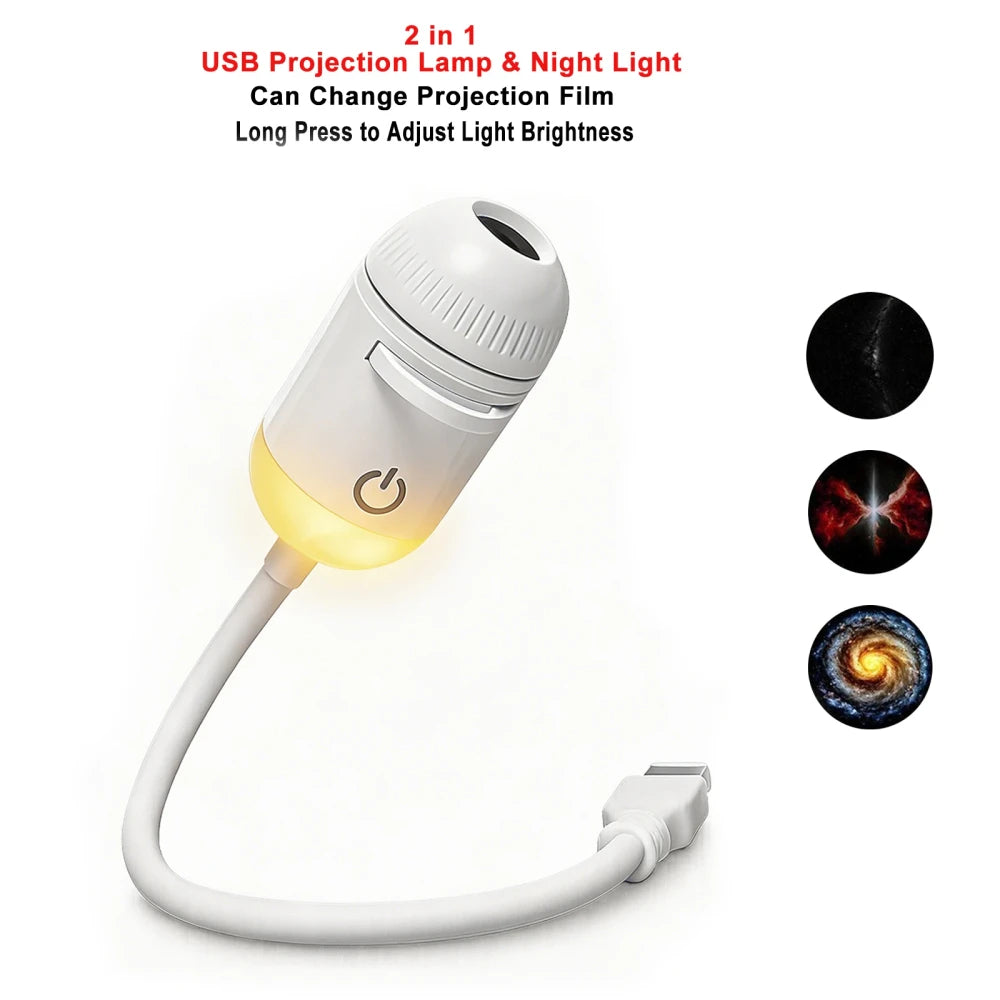 USB Car Atmosphere Projector
